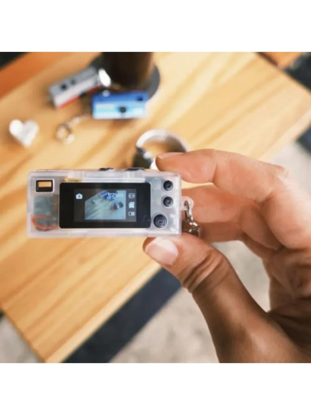 Mini Digital Camera Keychain Blind Box - 1.6MP, Video Recording, Bag Charm for
